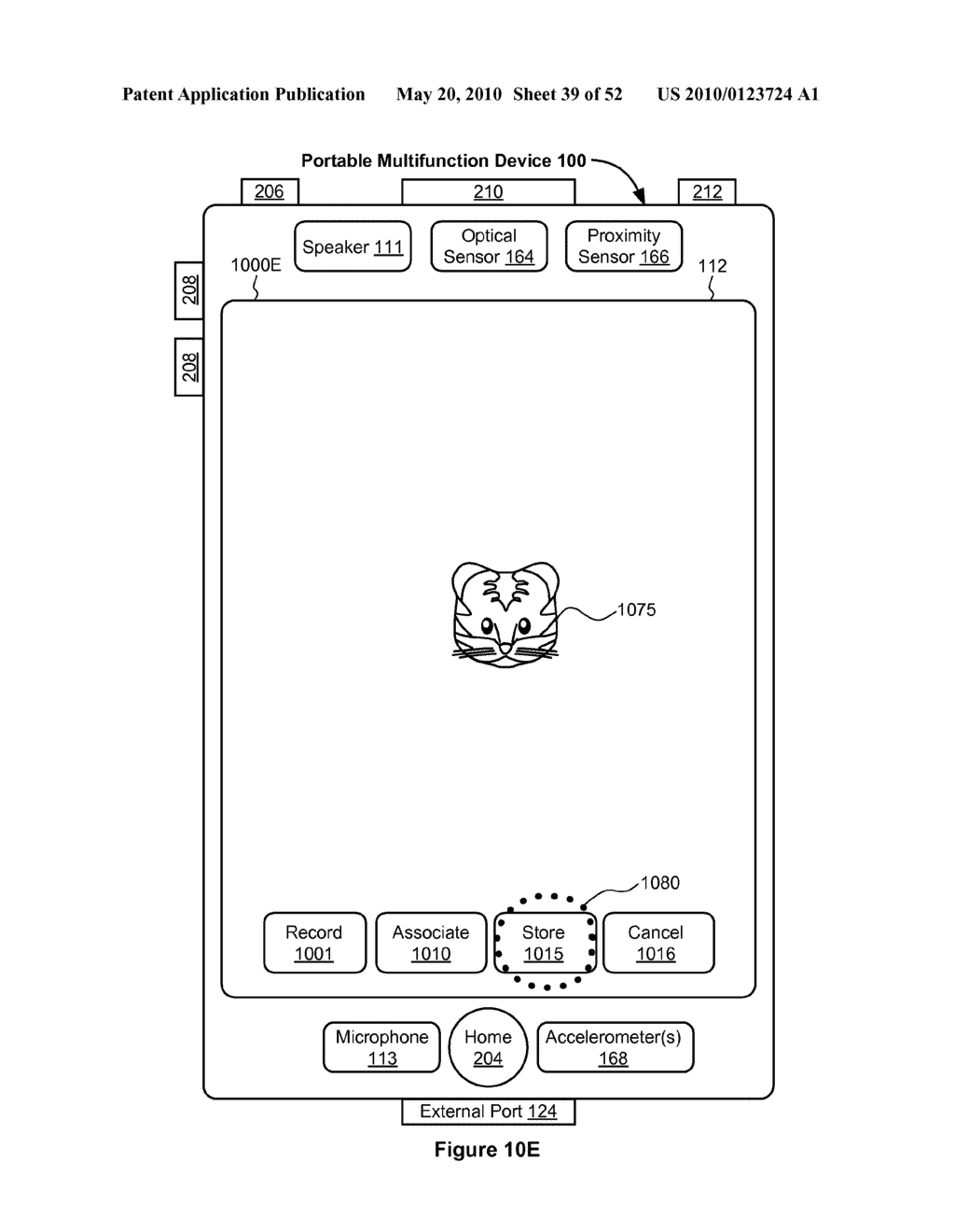 Portable Touch Screen Device, Method, and Graphical User Interface for Using Emoji Characters - diagram, schematic, and image 40