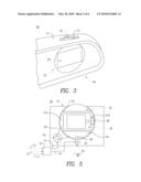 DISPLAY APPARATUS FOR HOUSING AT LEAST ONE ELECTRONIC DEVICE IN A VEHICLE diagram and image