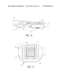 DISPLAY APPARATUS FOR HOUSING AT LEAST ONE ELECTRONIC DEVICE IN A VEHICLE diagram and image