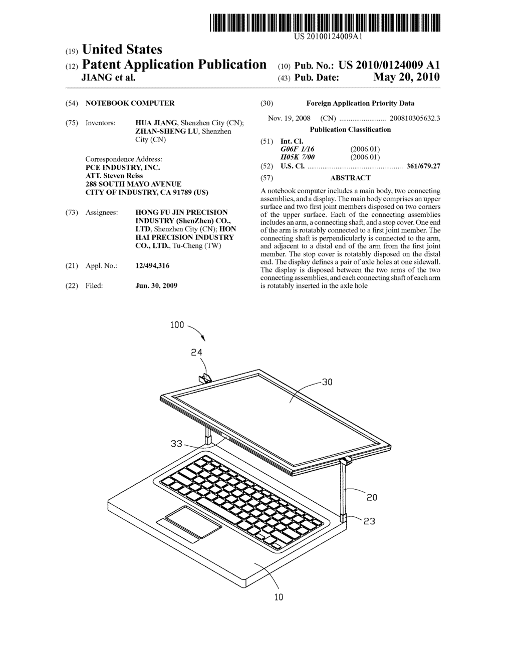 NOTEBOOK COMPUTER - diagram, schematic, and image 01