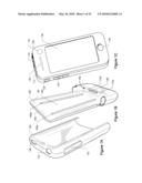 PORTABLE ELECTRONIC DEVICE CASE WITH BATTERY diagram and image