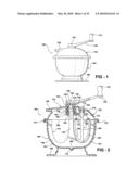 BONE CEMENT MIXER WITH TWO PADDLES, THE PADDLES ARRANGED TO LIMIT LONGITUDINAL MOVEMENT diagram and image