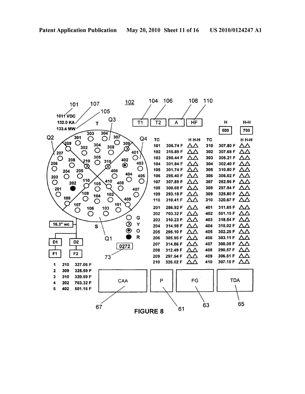 Sensor system for bottom electrodes of an electric arc furnace - diagram, schematic, and image 12