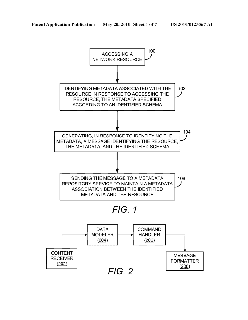 Method and System for managing Metadata associated with a resource - diagram, schematic, and image 02