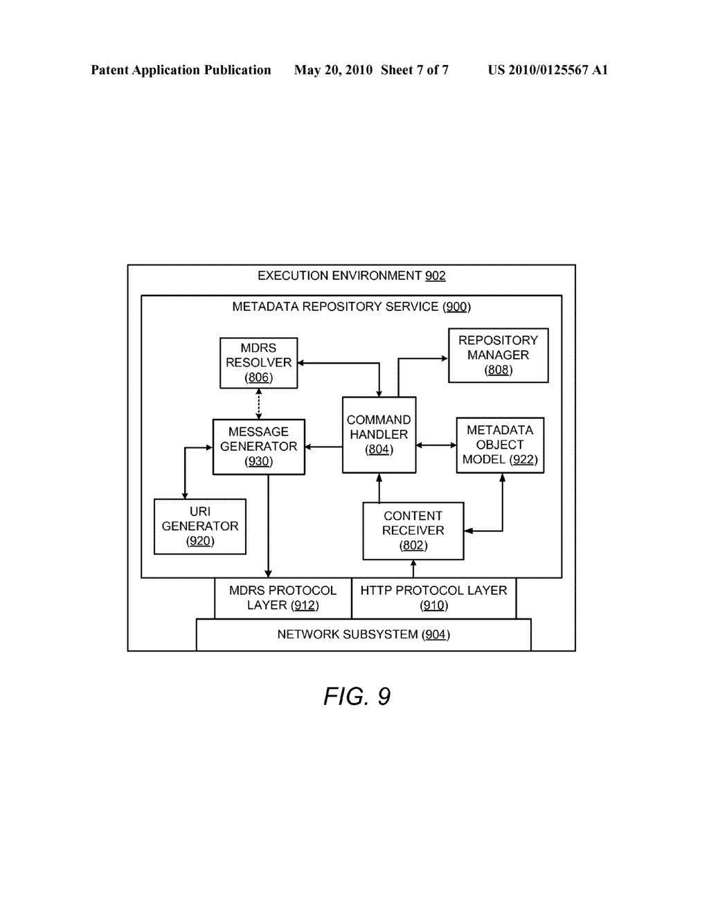 Method and System for managing Metadata associated with a resource - diagram, schematic, and image 08