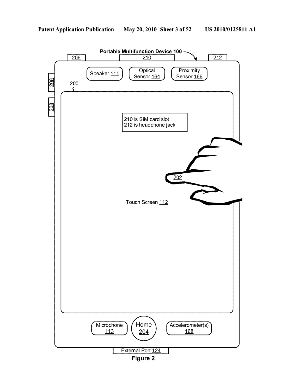 Portable Touch Screen Device, Method, and Graphical User Interface for Entering and Using Emoji Characters - diagram, schematic, and image 04