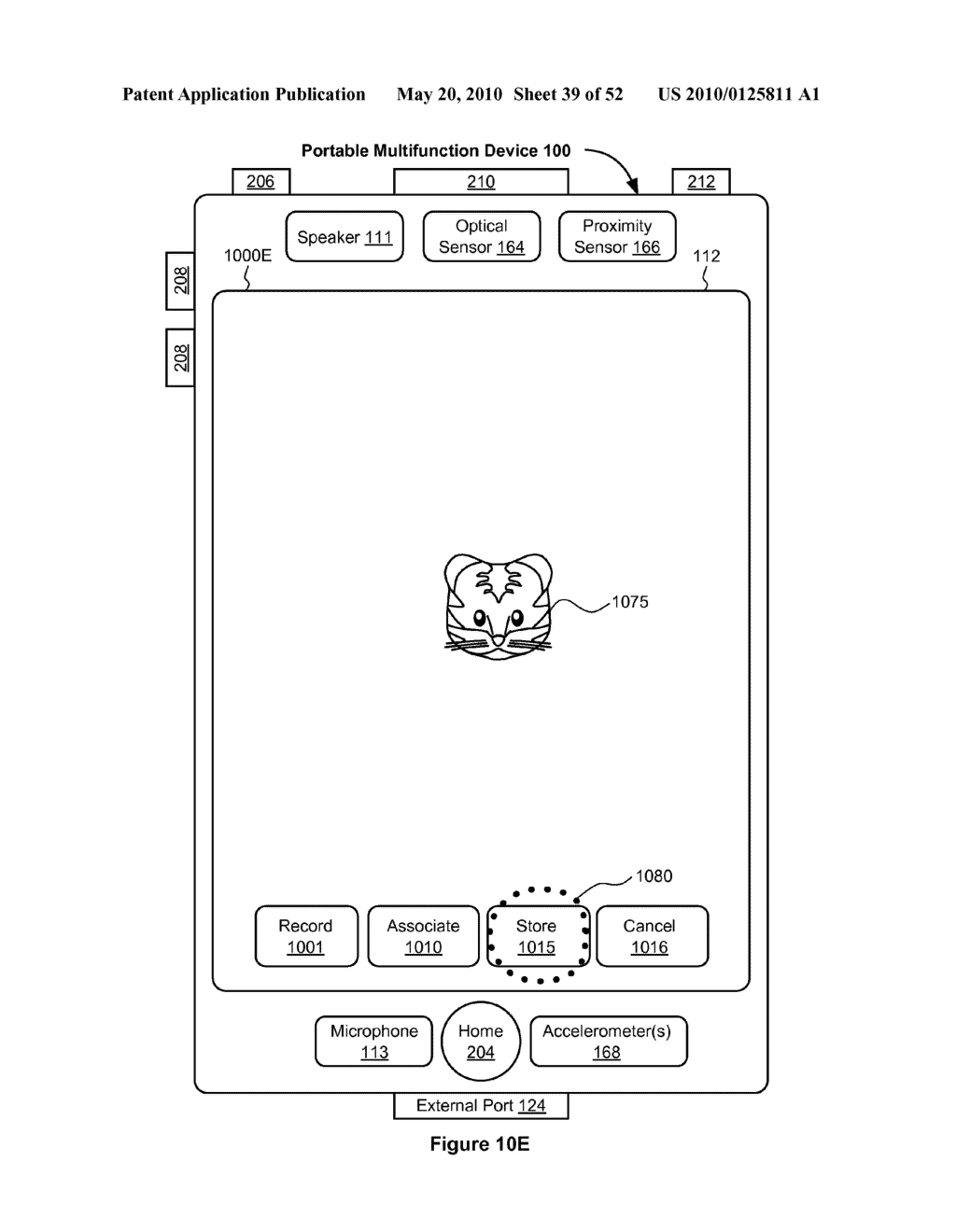 Portable Touch Screen Device, Method, and Graphical User Interface for Entering and Using Emoji Characters - diagram, schematic, and image 40