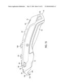 DUAL FRONT UTILITY KNIFE WITH INTERLOCK diagram and image