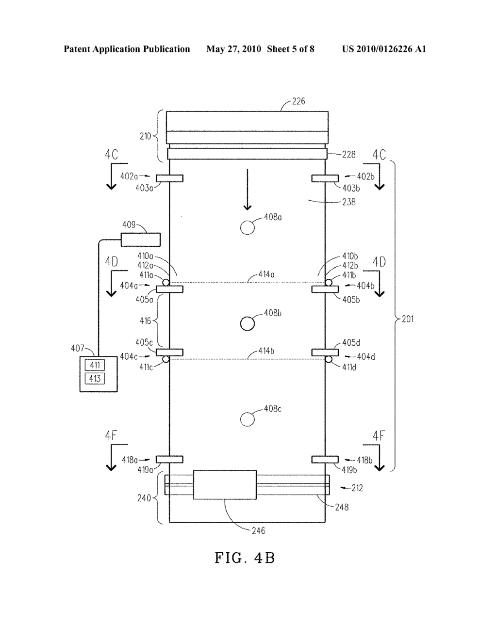 Glass Sheet Stabilizing System, Glass Manufacturing System and Method for Making A Glass Sheet - diagram, schematic, and image 06