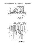 Method for Knitting Manufactured Articles with Circular Knitting Machines Having the Needle Cylinder Actuatable for Rotation in Both Rotation Directions diagram and image