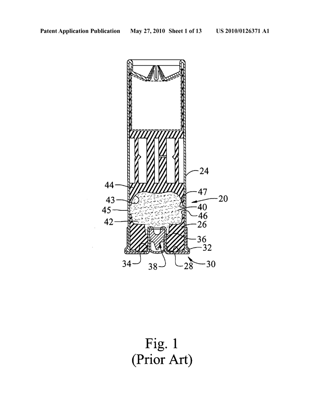 PROJECTILE WAD FOR AMMUNITION CARTRIDGES - diagram, schematic, and image 02