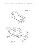 Diver propulsion system with separate battery and motor-transmission modules diagram and image