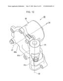 FIXATION STRUCTURE FOR VALVE SYSTEM ROTATION SHAFT OF INTERNAL COMBUSTION ENGINE diagram and image