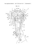 FIXATION STRUCTURE FOR VALVE SYSTEM ROTATION SHAFT OF INTERNAL COMBUSTION ENGINE diagram and image