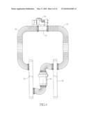 AIR RECYCLING DEVICE FOR AUXILIARY RESPIRATION APPARATUS diagram and image