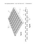 STAGGERED LIGHT COLLECTORS FOR CONCENTRATOR SOLAR PANELS diagram and image