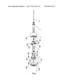 Impact screwdriver having a shaft locking device diagram and image