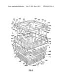 NESTABLE PRODUCE CONTAINER diagram and image