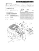 Gas can mounting structure for gas-operated nail gun diagram and image