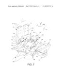 ATTACHMENT PYLON FOR AIRCRAFT HAVING A REAR ENGINE ATTACHMENT BEAM OFFSET FROM THE CAISSON diagram and image