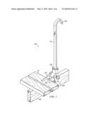 Pry bar with adjustable and lockable arms diagram and image