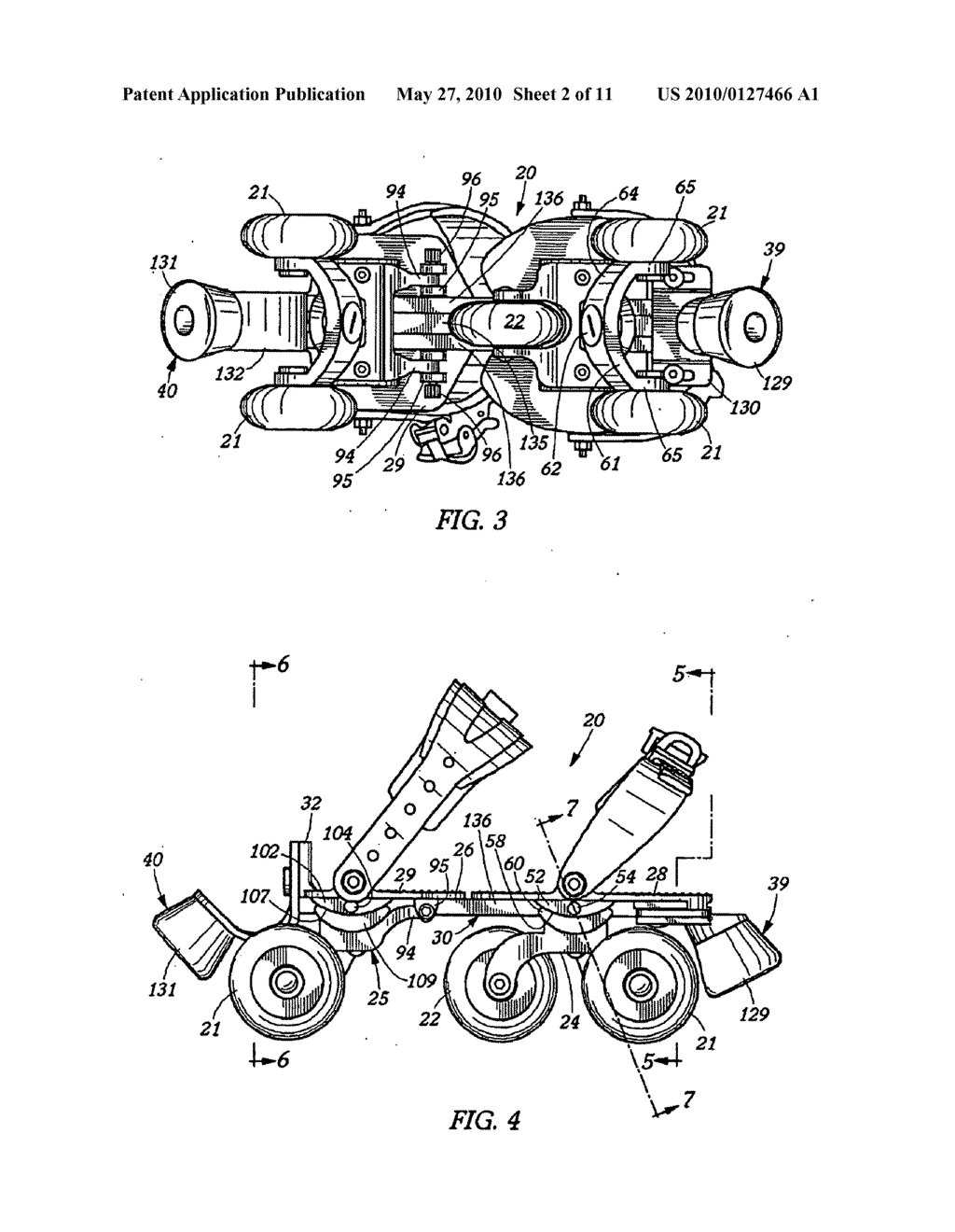 Roller skate and wheel trucks therefor - diagram, schematic, and image 03