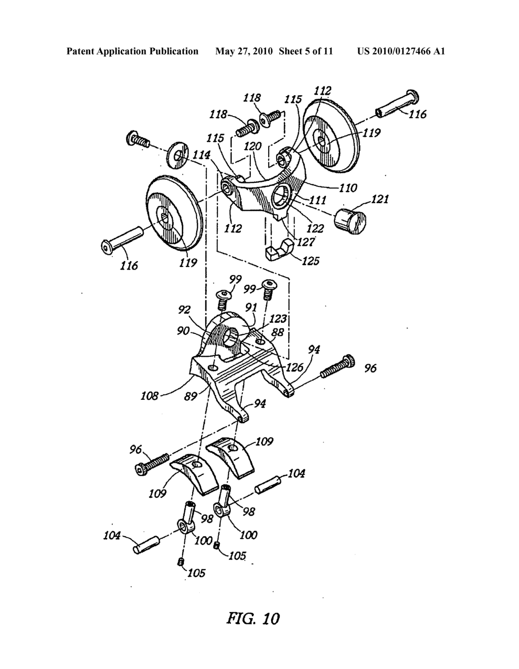 Roller skate and wheel trucks therefor - diagram, schematic, and image 06