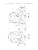 Roller skate and wheel trucks therefor diagram and image