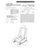 SEAT APPARATUS FOR VEHICLE diagram and image