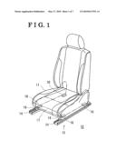 SEAT APPARATUS FOR VEHICLE diagram and image