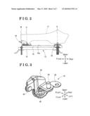 SEAT APPARATUS FOR VEHICLE diagram and image