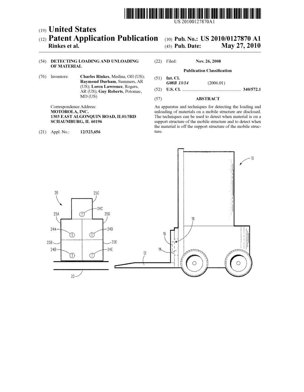 Detecting Loading and Unloading of Material - diagram, schematic, and image 01