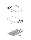 LOW PROFILE, FOLDED ANTENNA ASSEMBLY FOR HANDHELD COMMUNICATION DEVICES diagram and image