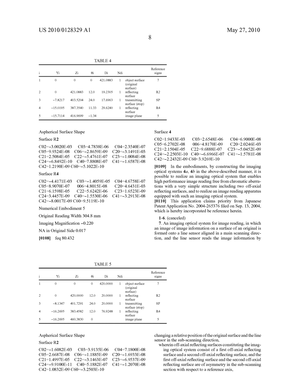 IMAGE OPTICAL SYSTEM AND IMAGE READING APPARATUS EQUIPPED WITH SAME - diagram, schematic, and image 22