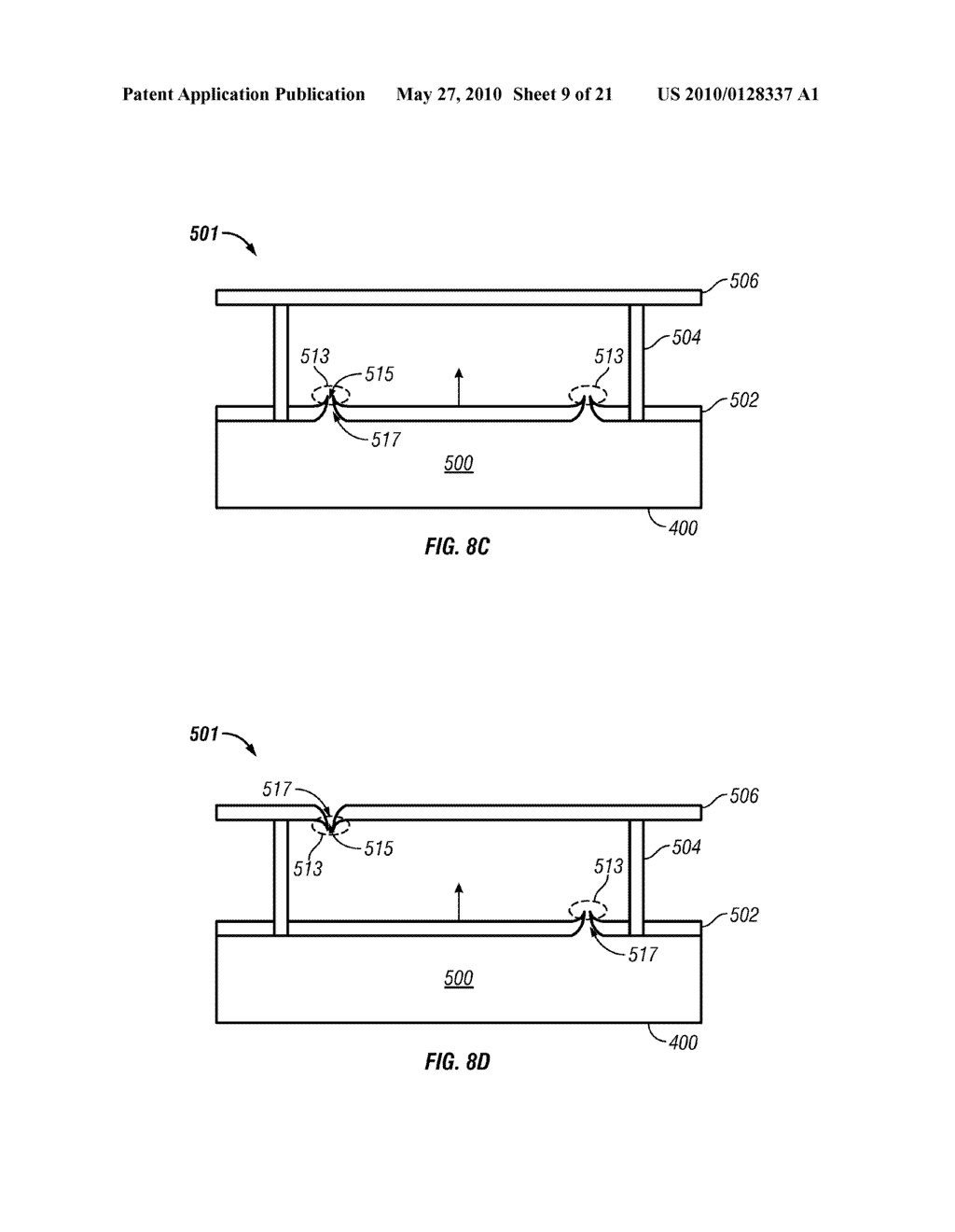 STICTION MITIGATION WITH INTEGRATED MECH MICRO-CANTILEVERS THROUGH VERTICAL STRESS GRADIENT CONTROL - diagram, schematic, and image 10