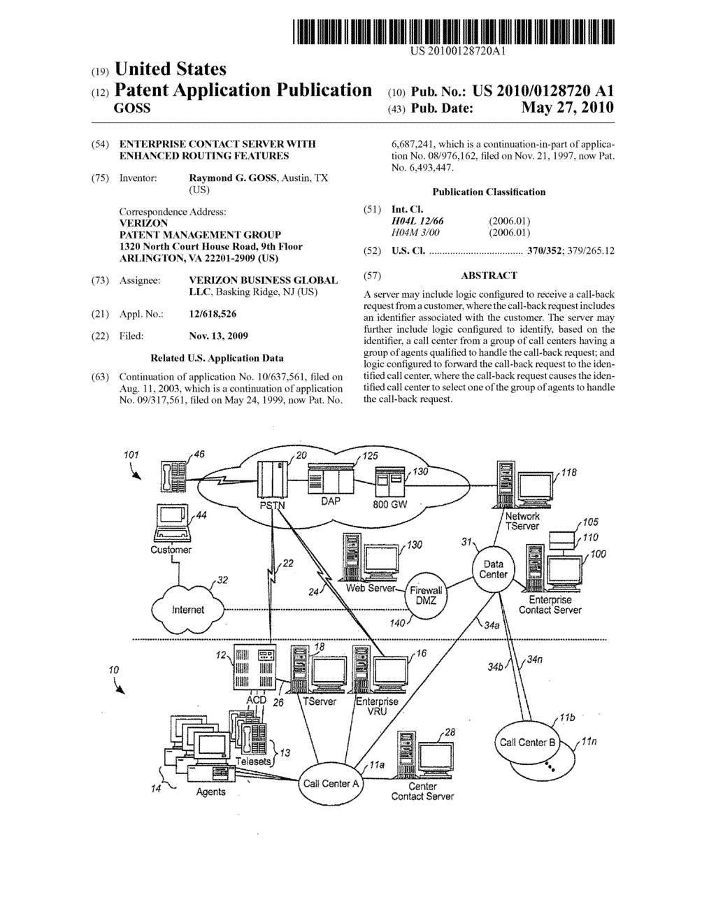 ENTERPRISE CONTACT SERVER WITH ENHANCED ROUTING FEATURES - diagram, schematic, and image 01