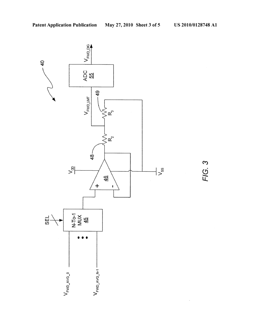 MONITORING METHOD AND DEVICE FOR MONITORING A FORWARD VOLTAGE OF A LASER DIODE IN A LASER DIODE DRIVER INTEGRATED CIRCUIT (IC) - diagram, schematic, and image 04