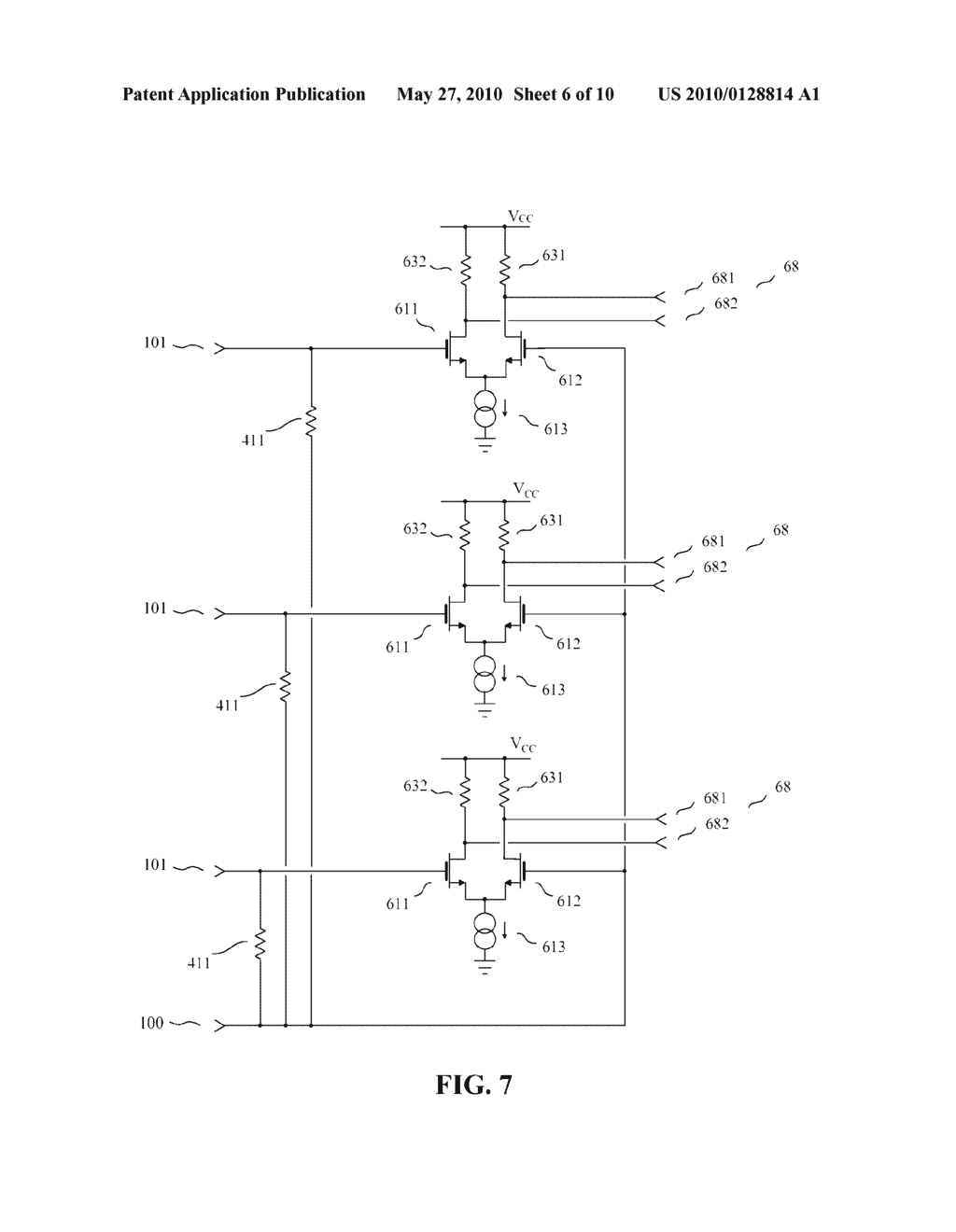 PSEUDO-DIFFERENTIAL INTERFACING DEVICE HAVING A BALANCING CIRCUIT - diagram, schematic, and image 07