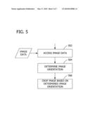 IDENTIFYING PORTIONS OF AN IMAGE FOR CROPPING diagram and image