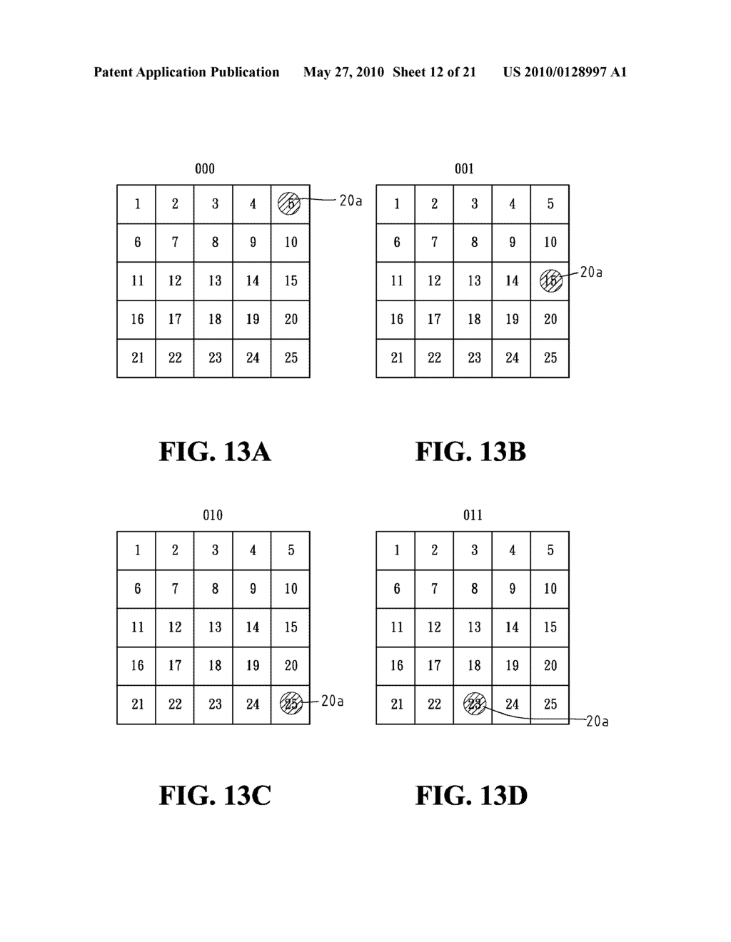 CODE PATTERN FOR PROVIDING INFORMATION AND DECODING METHOD AND IMAGE PROCESSING DEVICE - diagram, schematic, and image 13