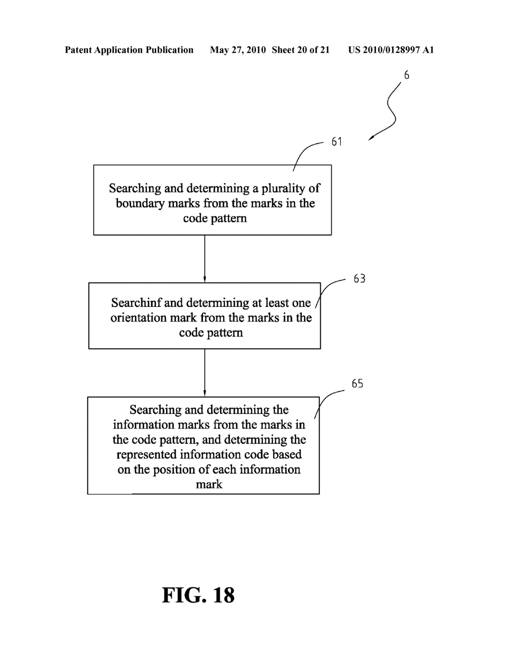 CODE PATTERN FOR PROVIDING INFORMATION AND DECODING METHOD AND IMAGE PROCESSING DEVICE - diagram, schematic, and image 21