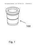WIPER MEMBER FOR A CONTAINER FOR PACKAGING AND DISPENSING PRODUCTS diagram and image