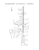 Intermittent flow extrusion process and food product diagram and image