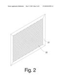 Deceptive Security Screen Cover diagram and image