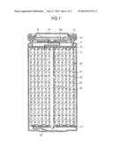 NONAQUEOUS ELECTROLYTE SECONDARY BATTERY diagram and image