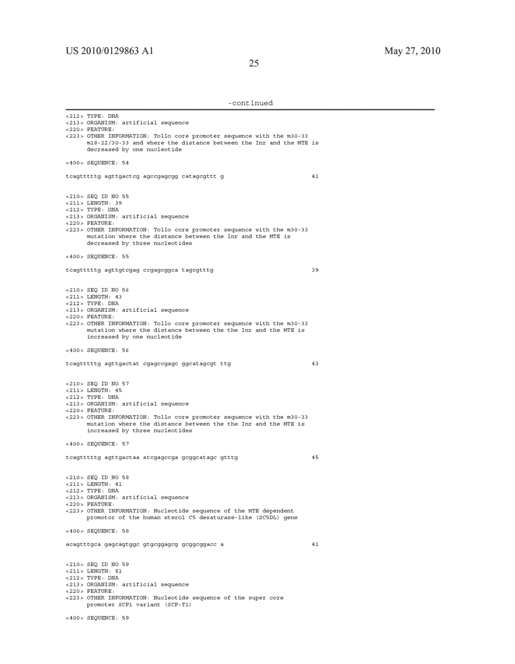 Optimized core promoters and uses thereof - diagram, schematic, and image 45