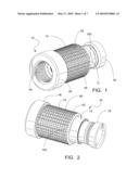 HAND TIGHTENABLE COAXIAL CABLE CONNECTOR diagram and image