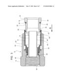 HAND TIGHTENABLE COAXIAL CABLE CONNECTOR diagram and image