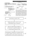 METHOD OF SENDING AND RECEIVING CALL WITH SPECIFIC REQUEST diagram and image