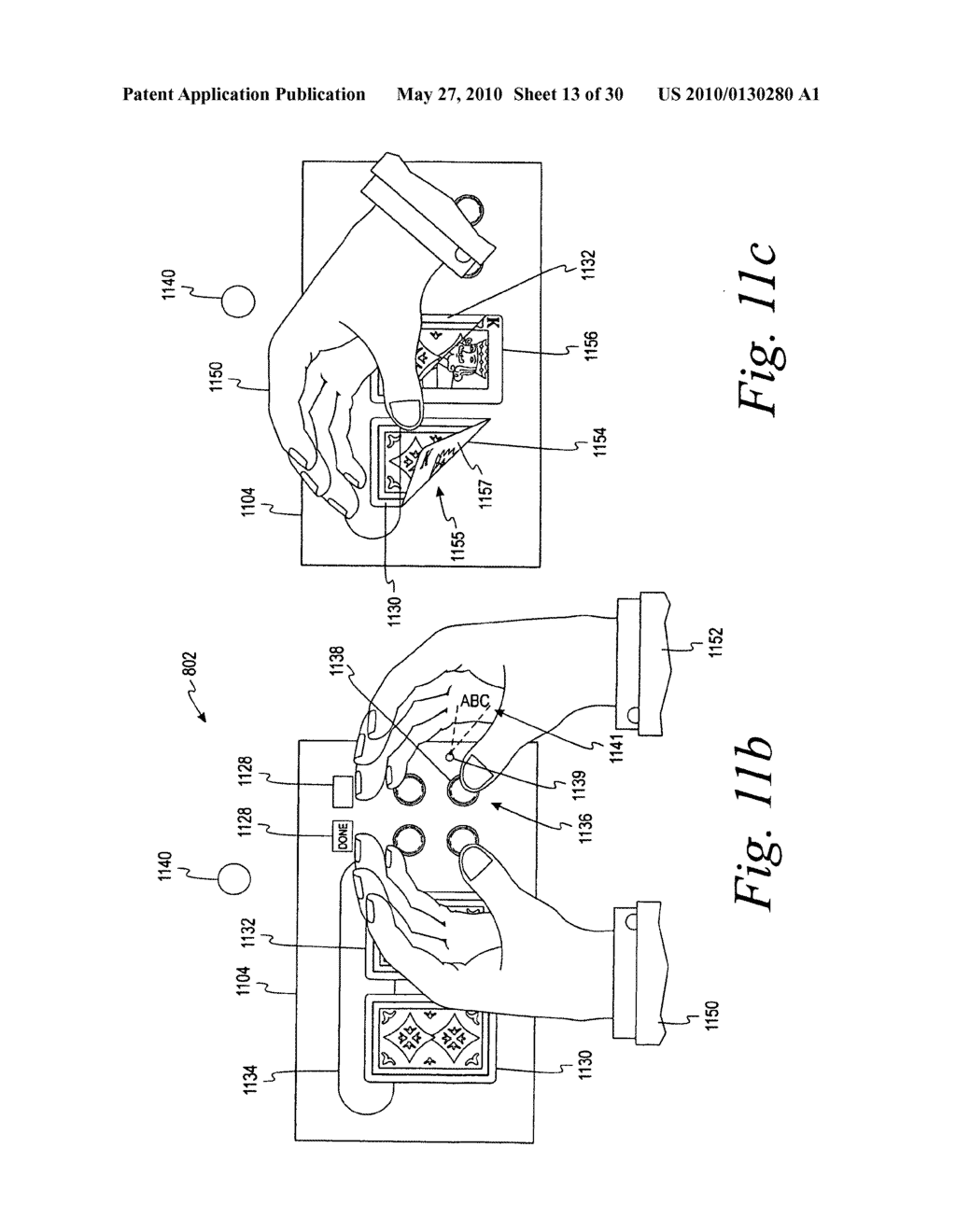 MULTI-PLAYER, MULTI-TOUCH TABLE FOR USE IN WAGERING GAME SYSTEMS - diagram, schematic, and image 14